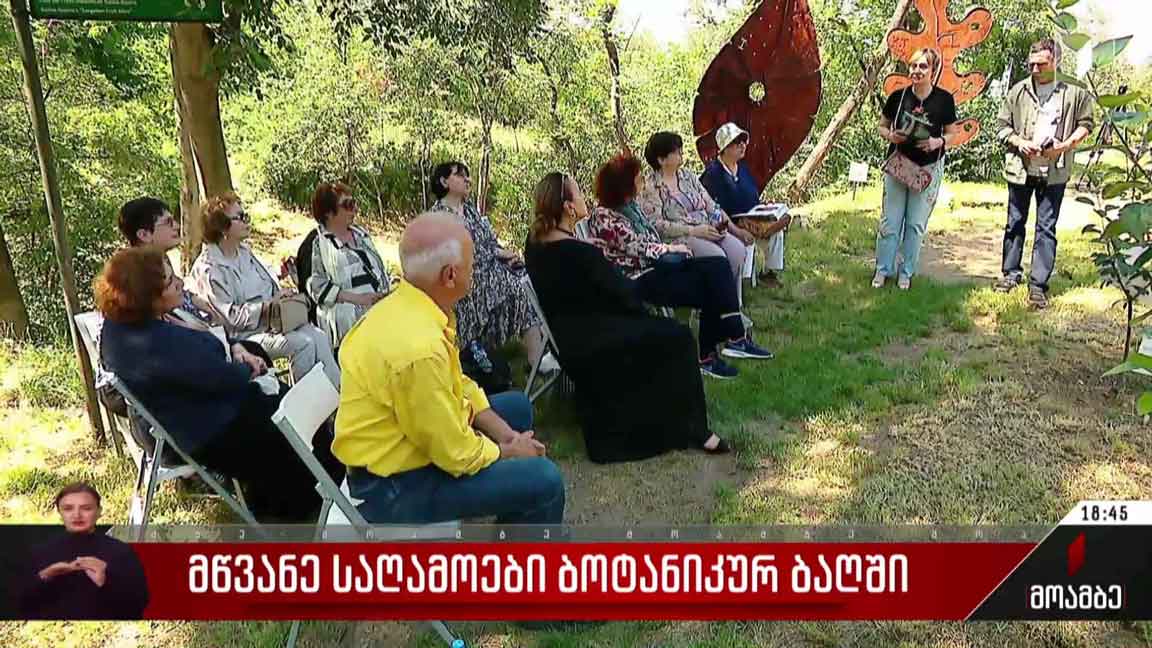 მწვანე საღამოები ბოტანიკურ ბაღში