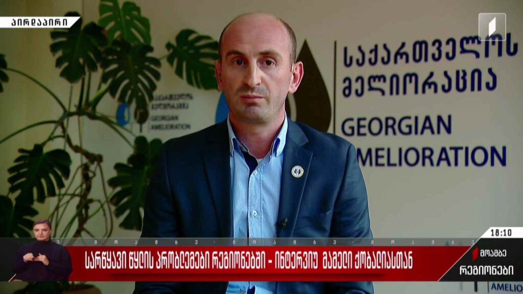 სარწყავი წყლის პრობლემები რეგიონებში – ინტერვიუ მამელი ქობალიასთან