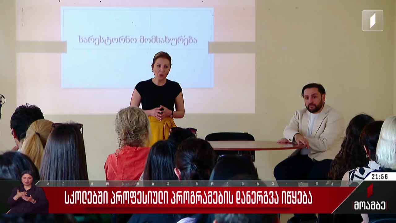 სკოლებში პროფესიული პროგრამების დანერგვა იწყება