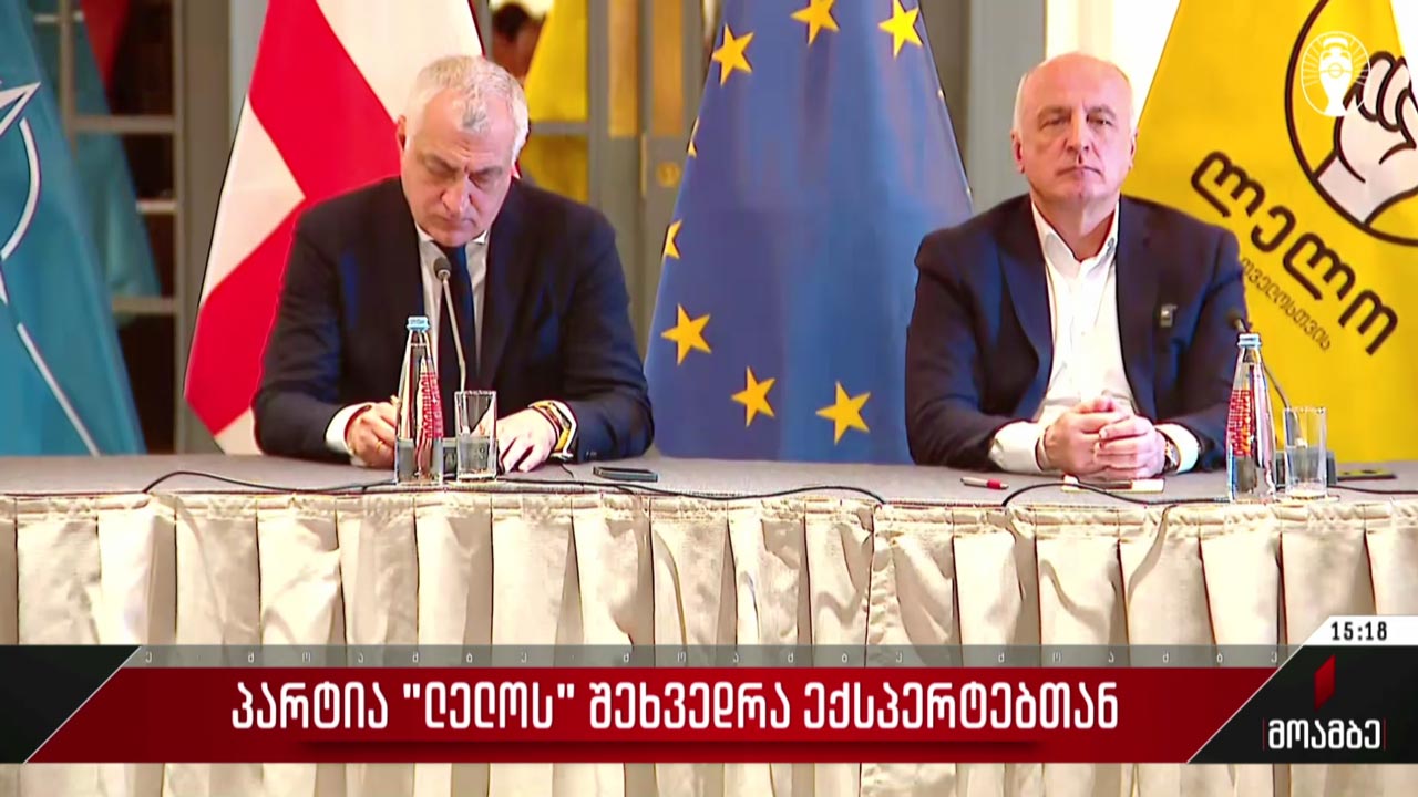 პარტია „ლელოს“ შეხვედრა ექსპერტებთან