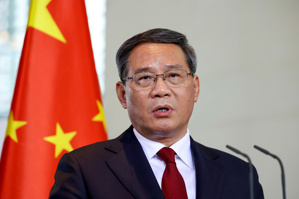 ჩინეთის პრემიერ-მინისტრმა ქვეყანაში ვიზიტით მყოფ გერმანიის ვიცე-კანცლერთან შეხვედრა გააუქმა