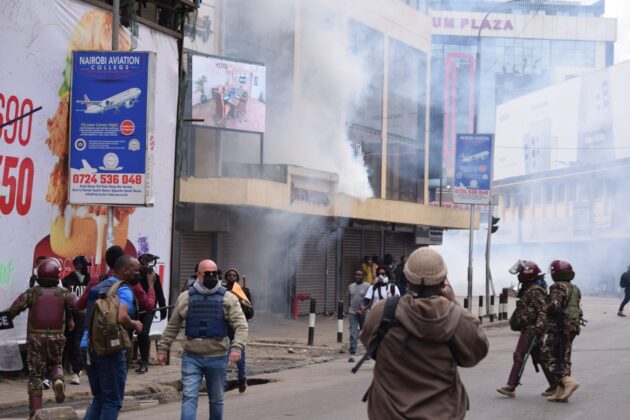 კენიაში ანტისამთავრობო აქციის დასაშლელად პოლიციამ ცრემლსადენი გაზი გამოიყენა