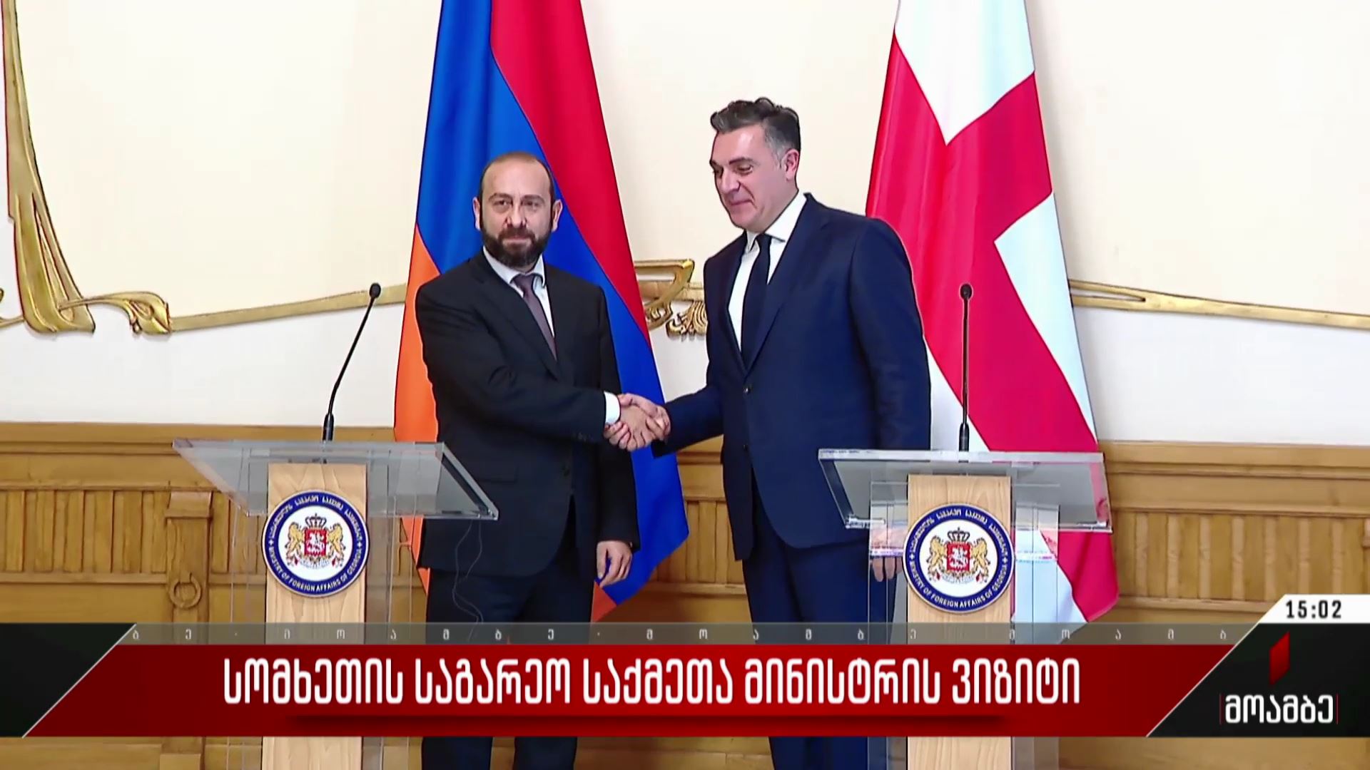 სომხეთის საგარეო საქმეთა მინისტრის ვიზიტი