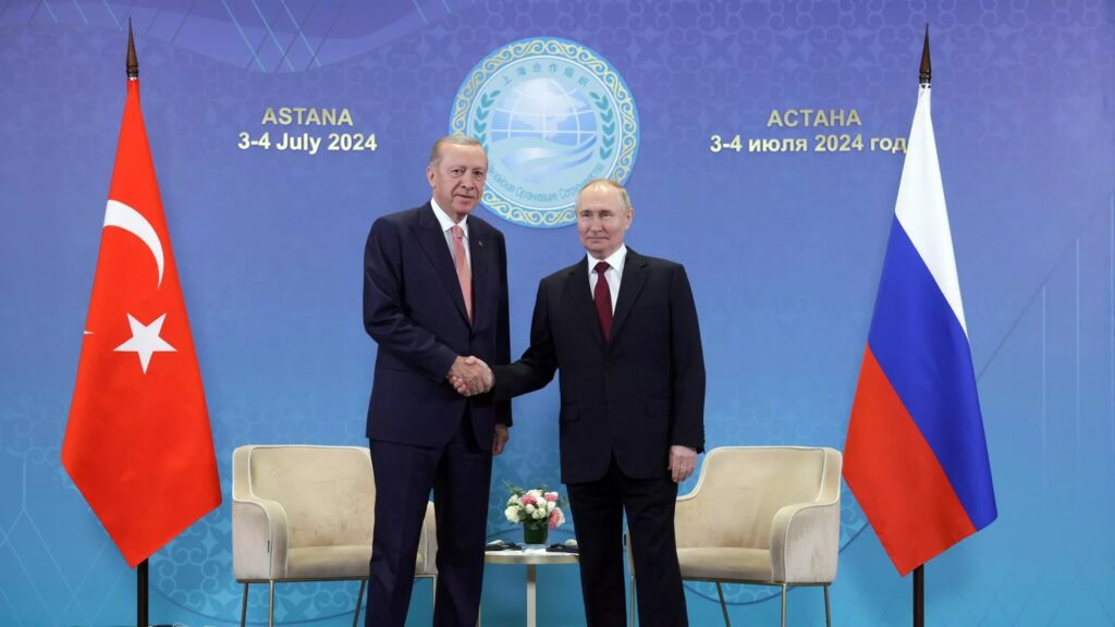 ვლადიმერ პუტინი - რუსეთი და თურქეთი აგრძელებენ აქტიურ მუშაობას საერთაშორისო პოლიტიკის რიგ მნიშვნელოვან მიმართულებებზე