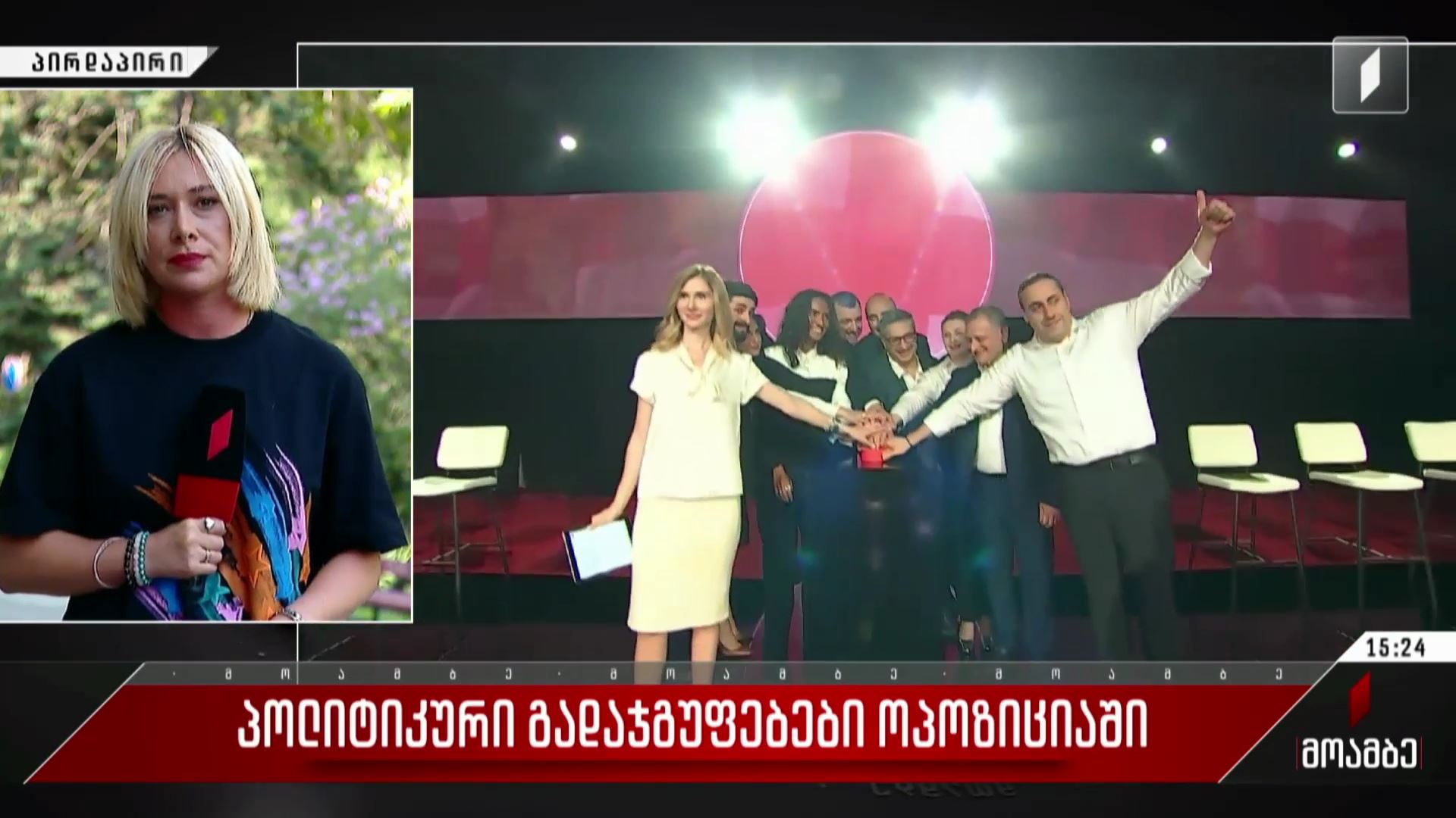 პოლიტიკური გადაჯგუფებები ოპოზიციაში