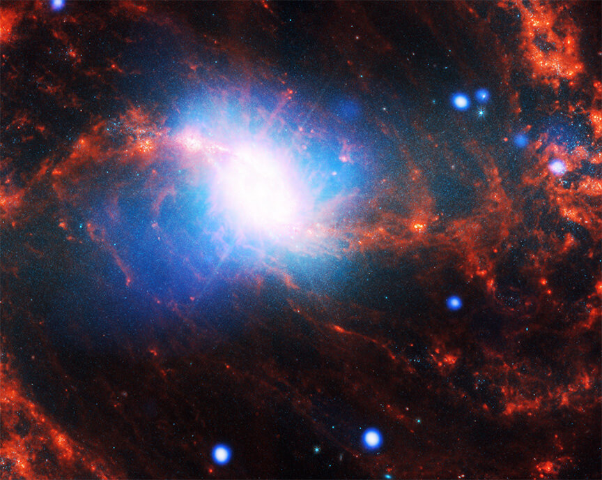 სპირალური გალაქტიკა NGC 1365