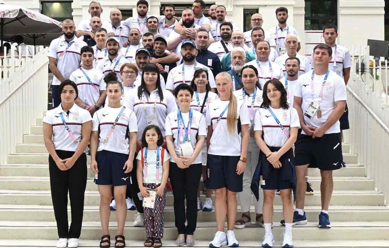 პარიზი 2024 | თეა წულუკიანი ქართველ ოლიმპიელებს შეხვდა #1TVSPORT