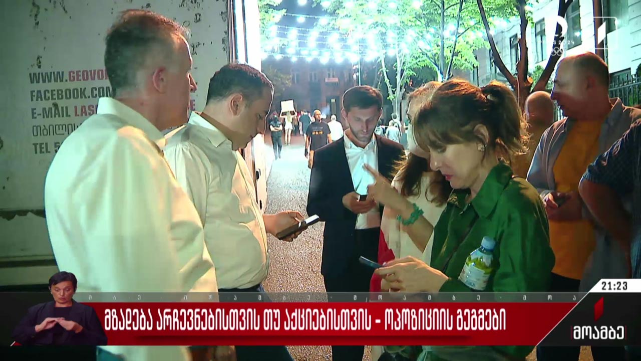 მზადება არჩევნებისთვის თუ აქციებისთვის - ოპოზიციის გეგმები