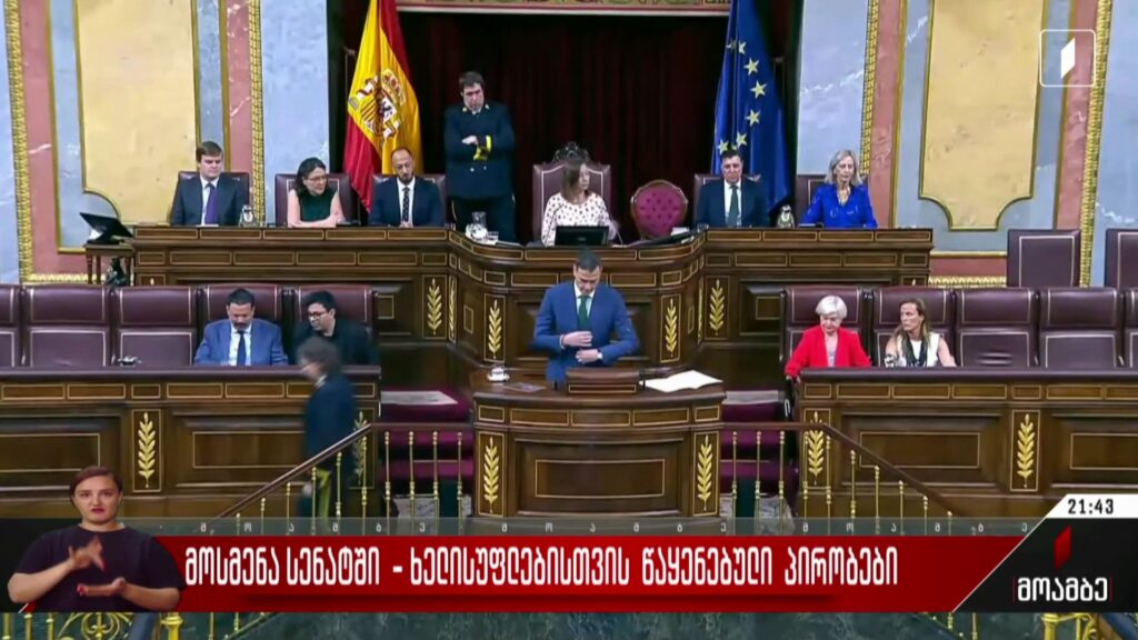 მოსმენა სენატში – ხელისუფლებისთვის წაყენებული პირობები