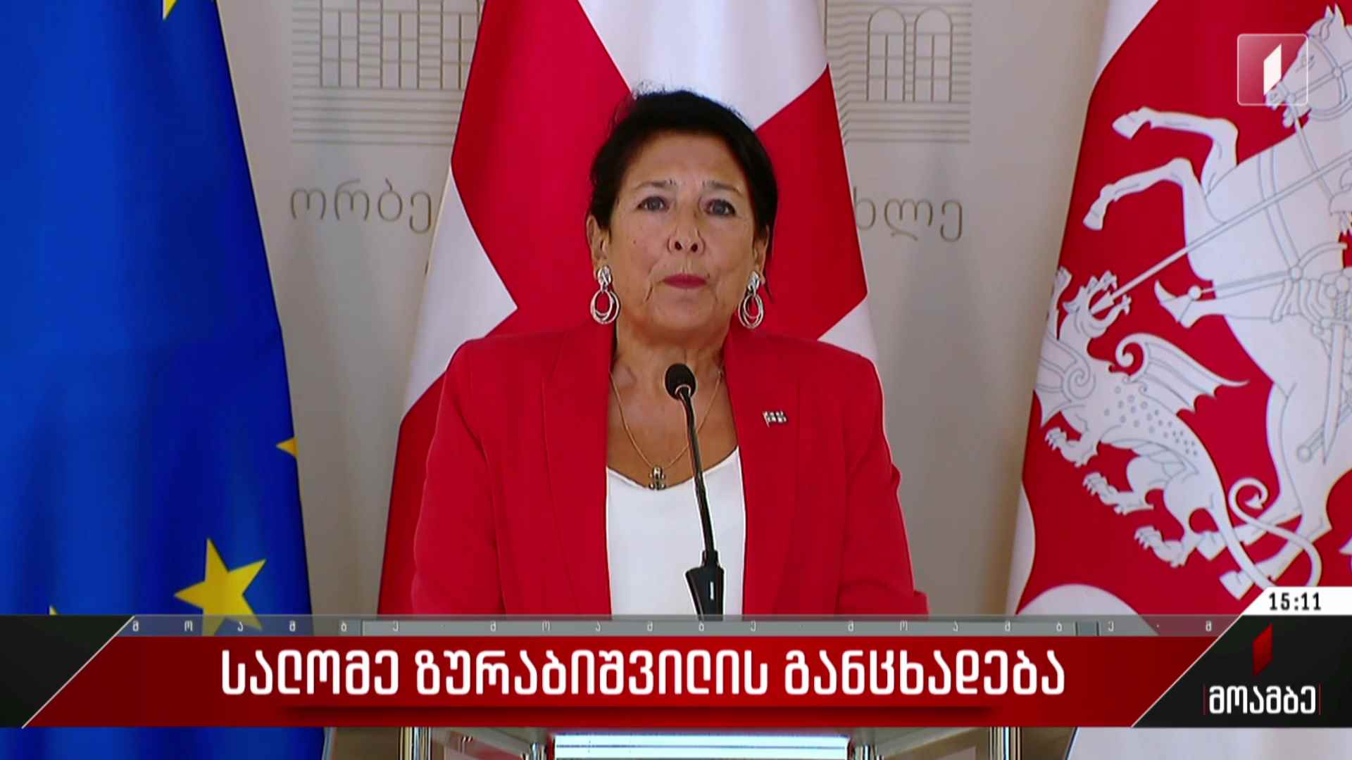 სალომე ზურაბიშვილის განცხადება