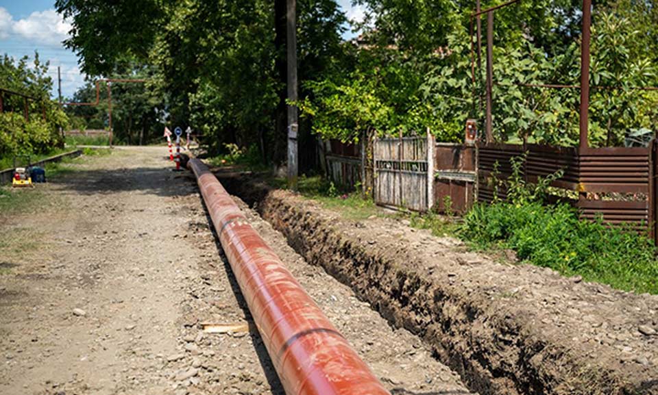 ქალაქ ლანჩხუთში წყალმომარაგების ინფრასტრუქტურის მშენებლობა მიმდინარეობს