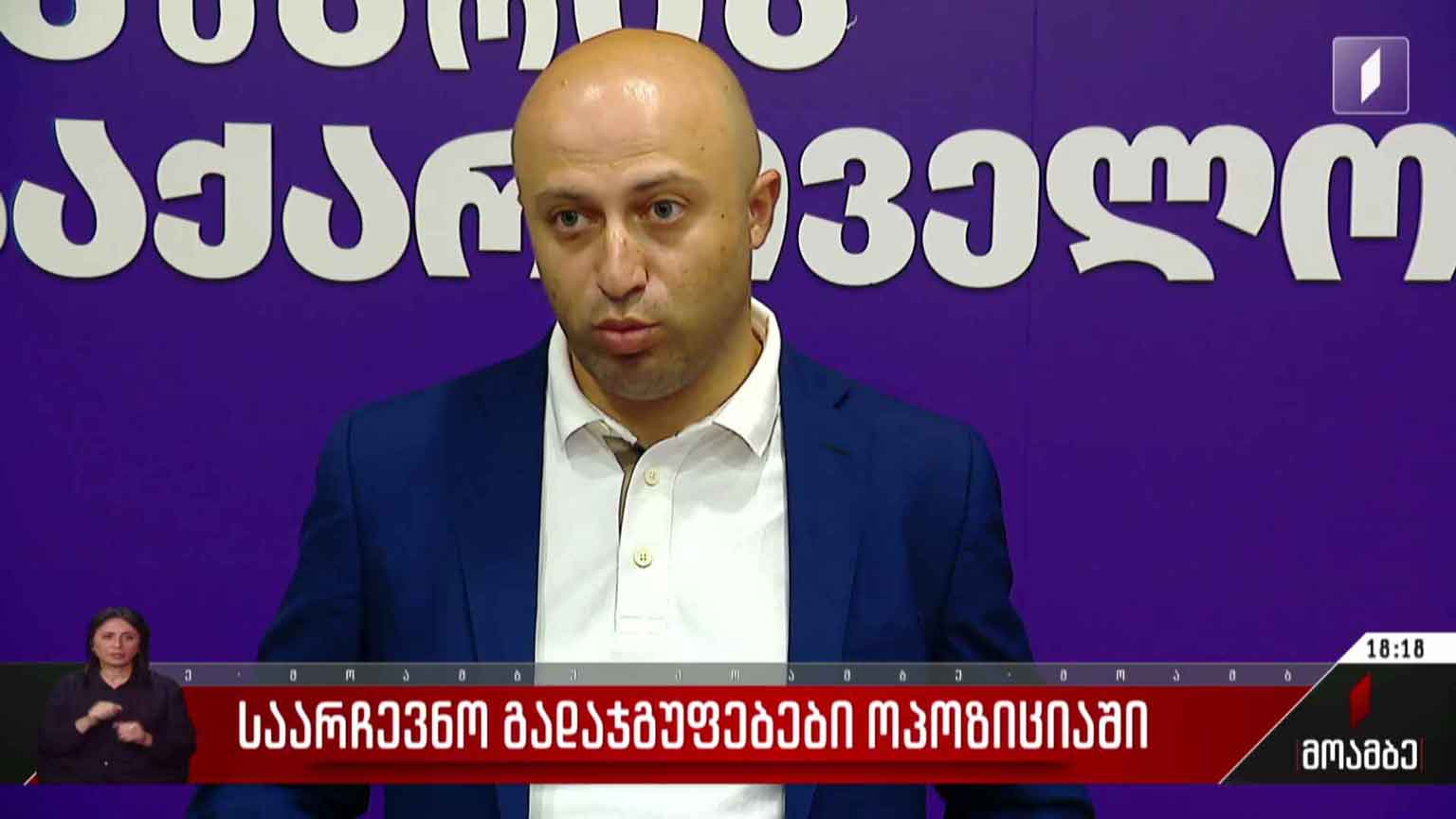 საარჩევნო გადაჯგუფებები ოპოზიციაში