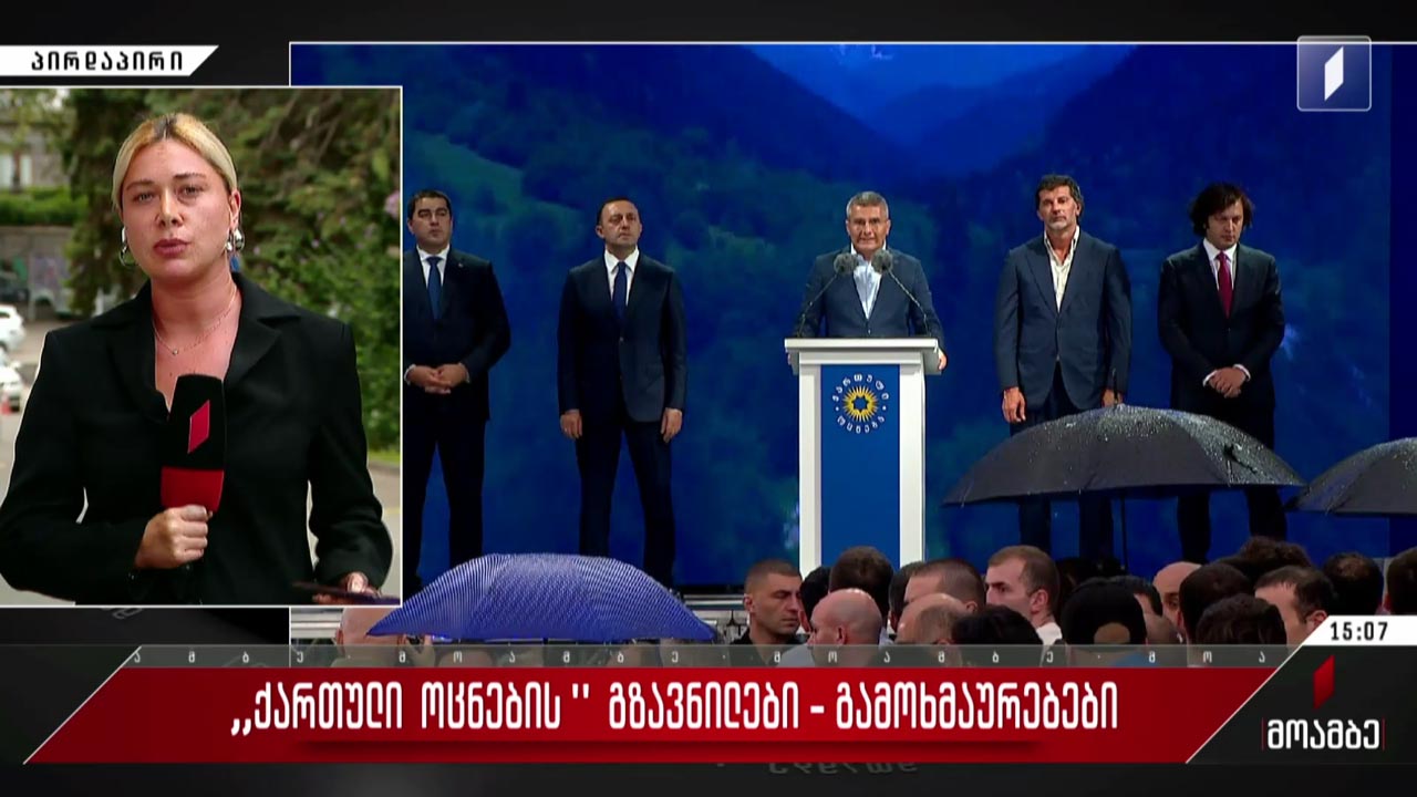„ქართული ოცნების“ გზავნილები - გამოხმაურებები