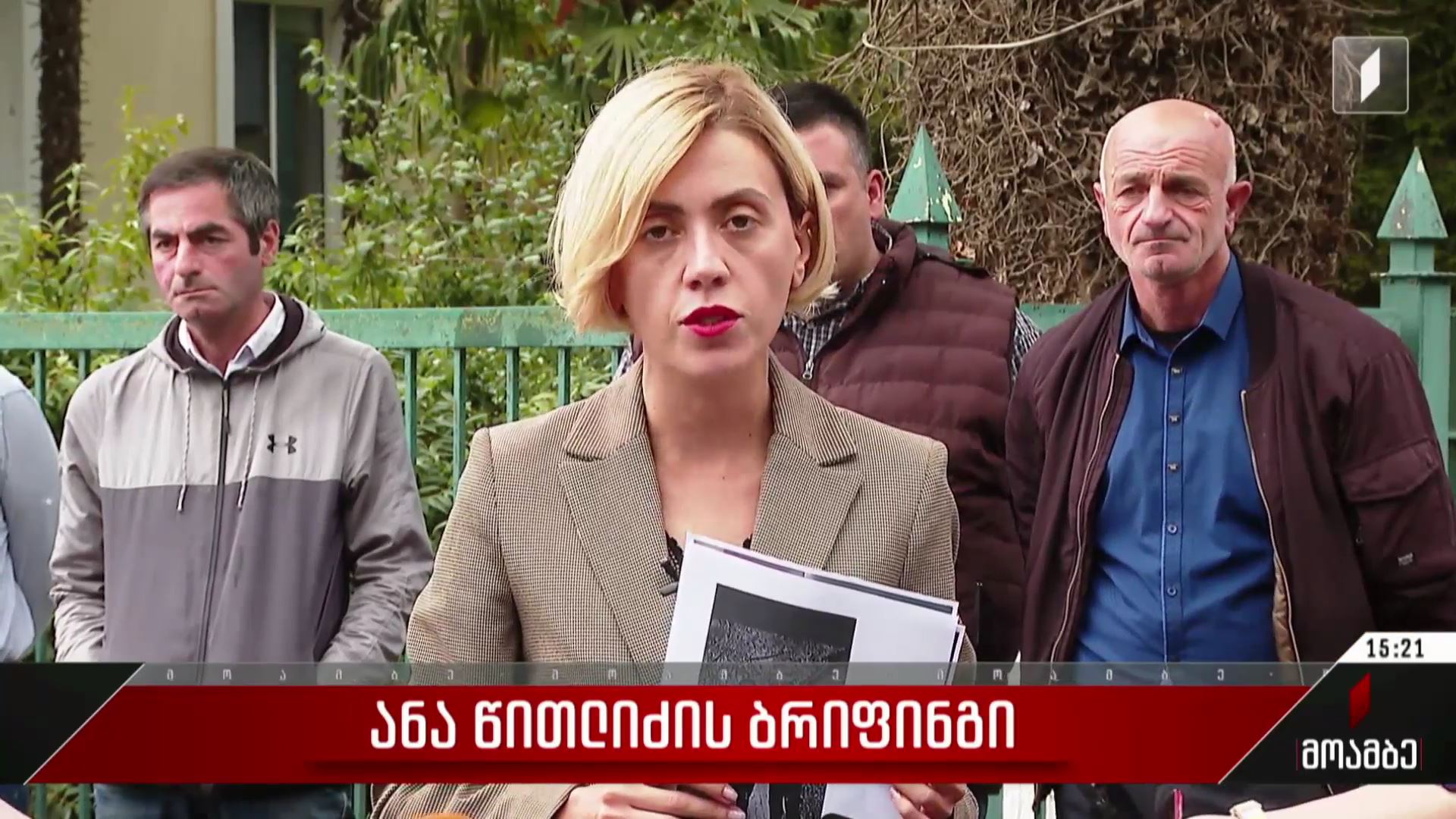 ანა წითლიძის ბრიფინგი