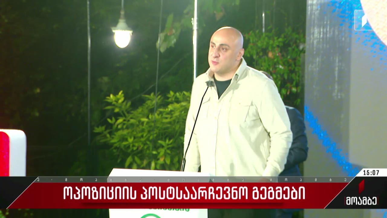 ოპოზიციის პოსტსაარჩევნო გეგმები