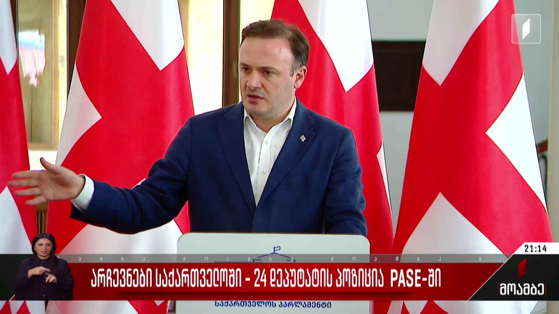არჩევნები საქართველოში - 24 დეპუტატის პოზიცია PASE-ში