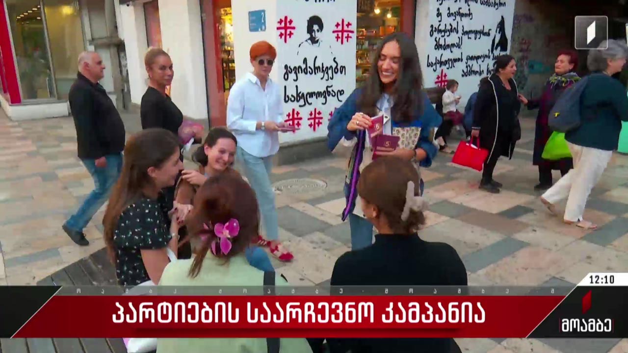 „ერთიანობა-ნაციონალური მოძრაობის“ საარჩევნო კამპანია