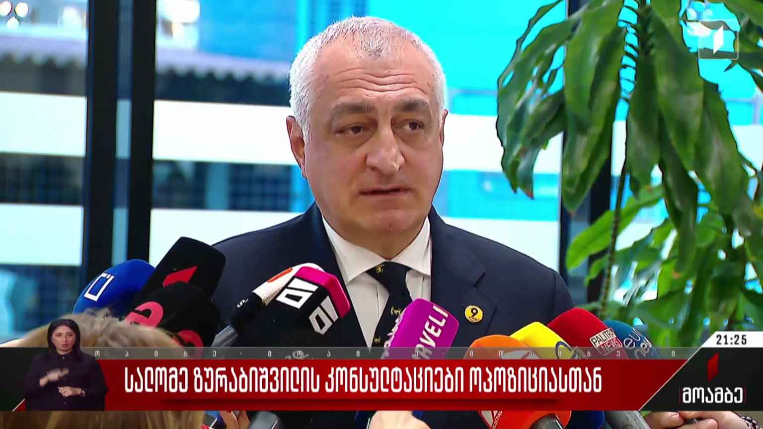 სალომე ზურაბიშვილის კონსულტაციები ოპოზიციასთან