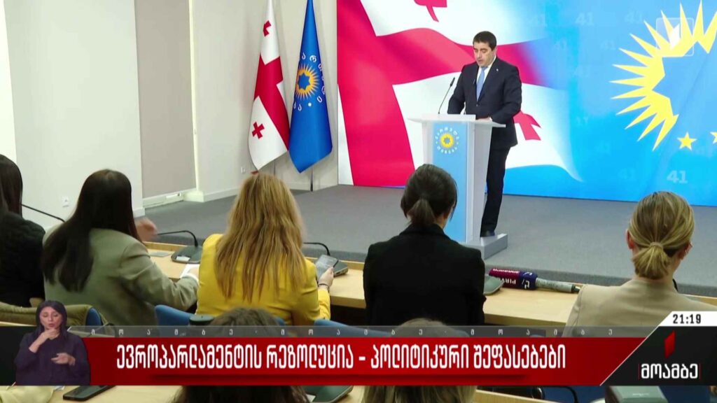 ევროპარლამენტის რეზოლუცია – პოლიტიკური შეფასებები