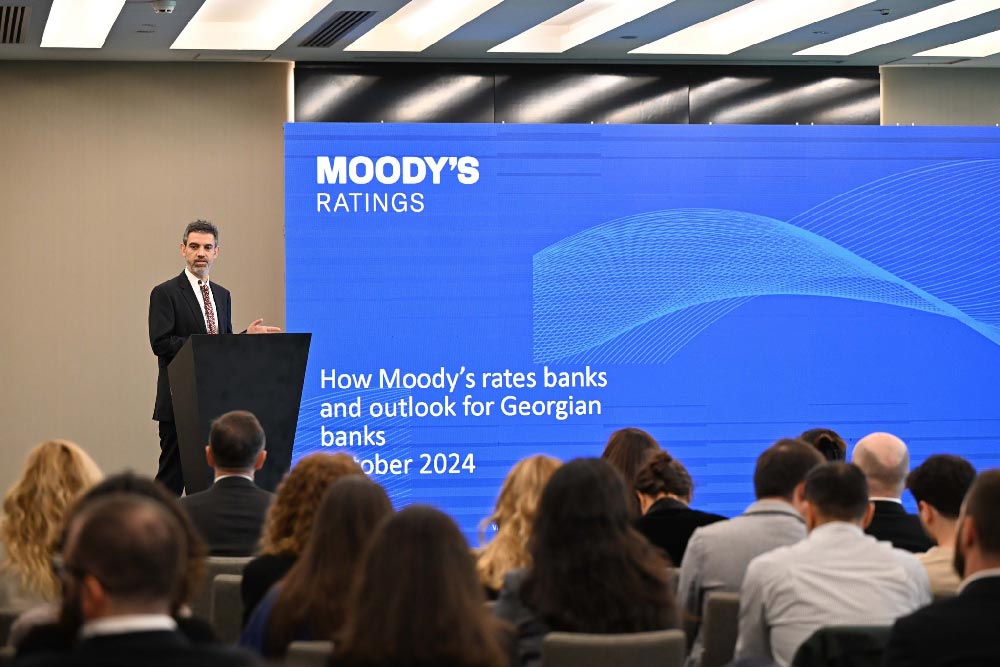 Moody’s-ის მთავარი ანალიტიკოსი - ეროვნული ბანკი ძალიან პროაქტიული და ჩართული რეგულატორია, რაც საბანკო სექტორისთვის ერთ-ერთი მთავარი ასპექტია