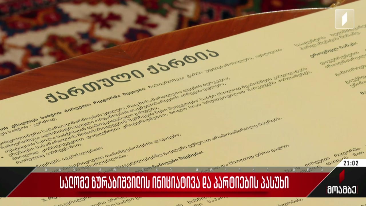 სალომე ზურაბიშვილის ინიციატივა და პარტიების პასუხი
