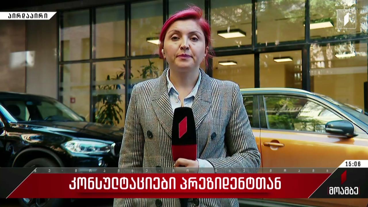 კონსულტაციები პრეზიდენტთან