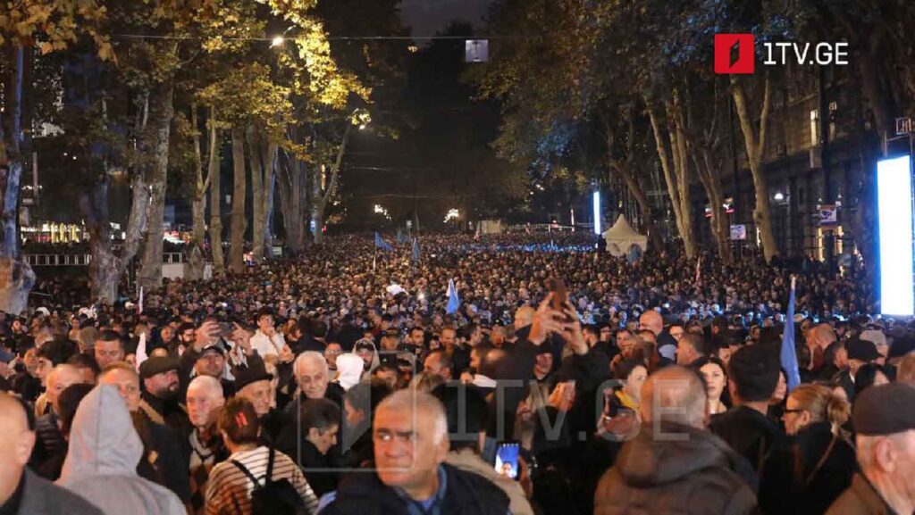 „ქართული ოცნების“ საარჩევნო კამპანიის დასკვნითი ღონისძიება თბილისში #LIVE