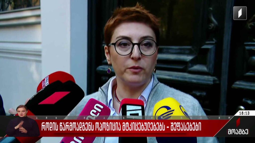 როდის წარმოადგენს ოპოზიცია მტკიცებულებებს – შეფასებები