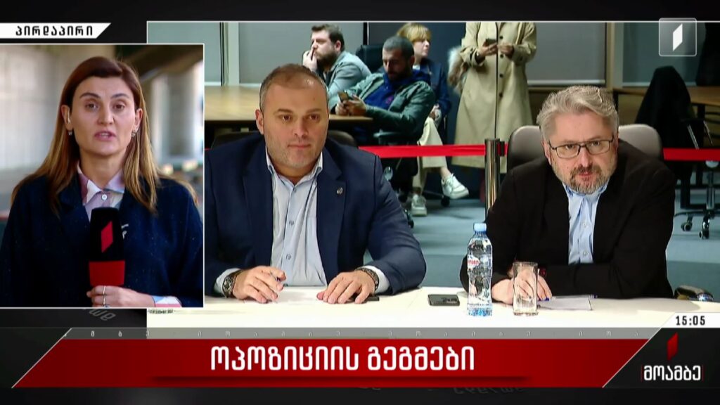  ოპოზიციის გეგმები