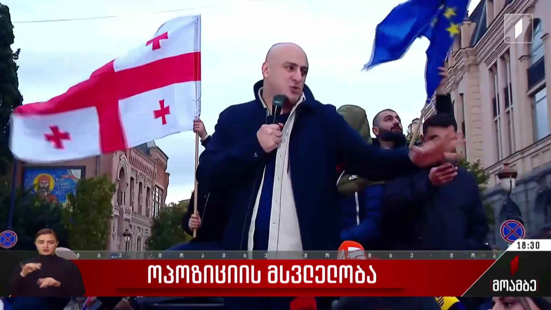 ოპოზიციის მსვლელობა