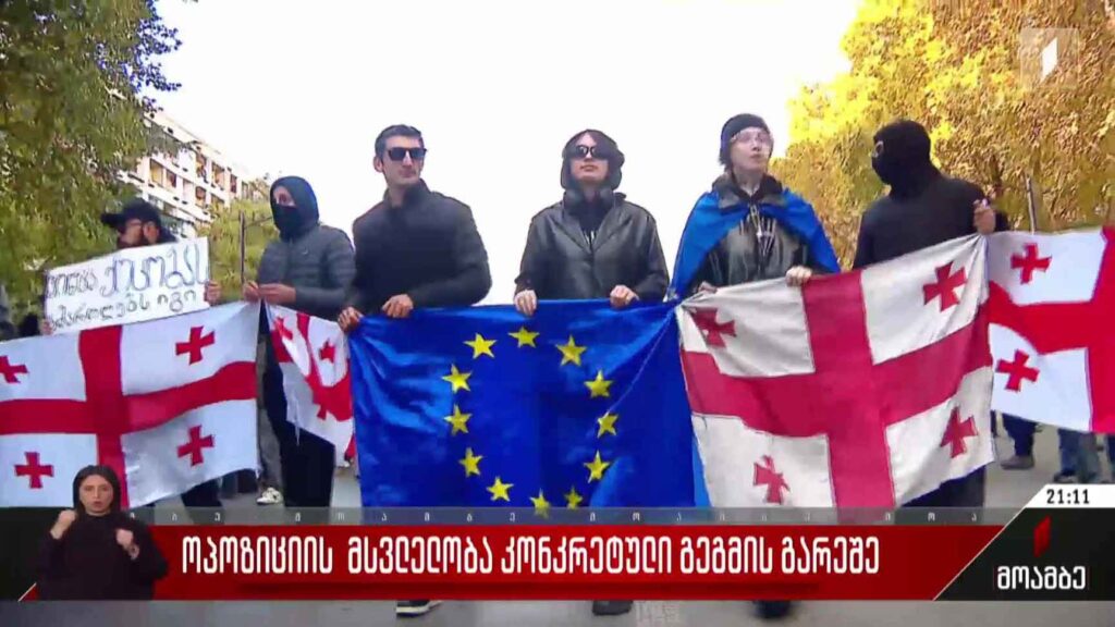 ოპოზიციის მსვლელობა კონკრეტული გეგმის გარეშე