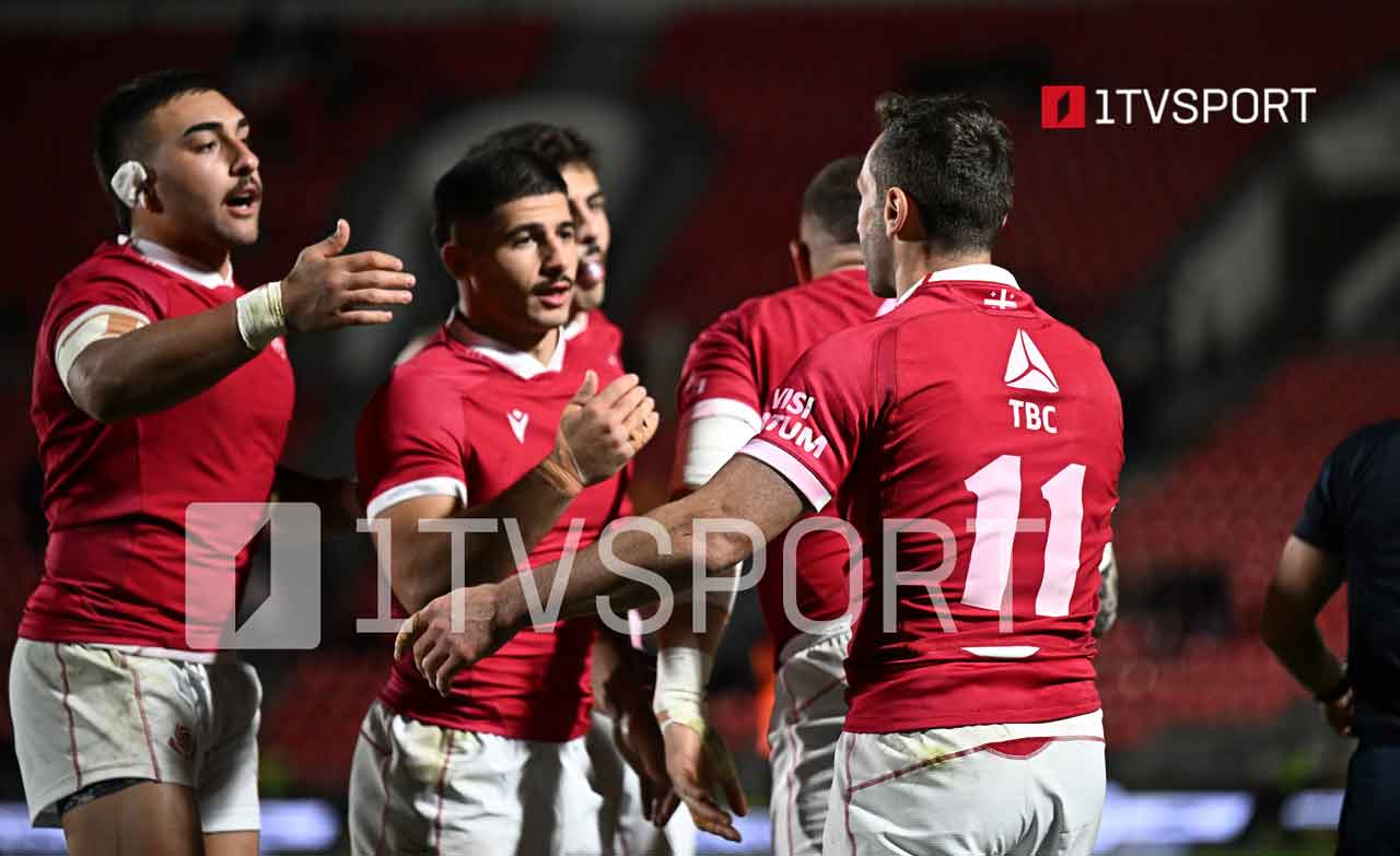 საქართველოს მორაგბეთა ნაკრებმა შემოდგომის ტესტმატჩების სერია ტონგასთან მოგებით დაასრულა #1TVSPORT