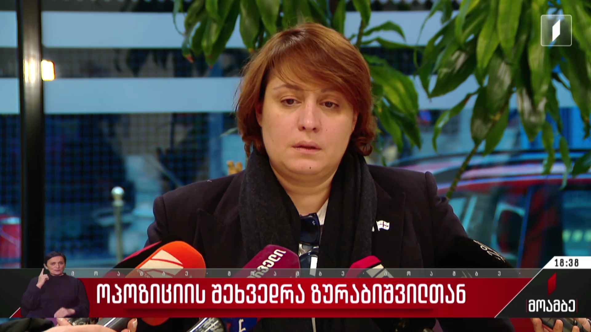 ოპოზიციის შეხვედრა ზურაბიშვილთან