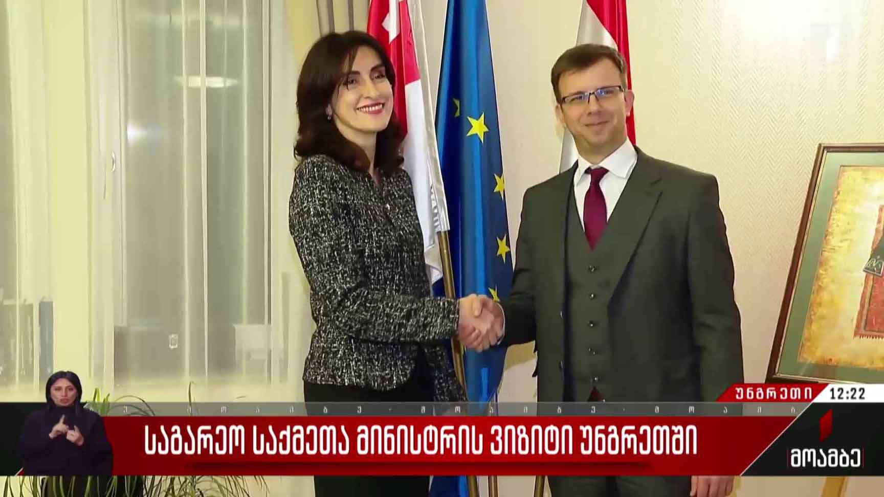 საგარეო საქმეთა მინისტრის ვიზიტი უნგრეთში