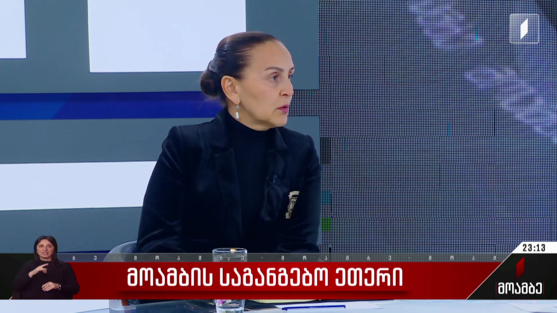 პირველი არხის საგანგებო ეთერის სტუმარი: ირმა ჭკადუა - ადვოკატი