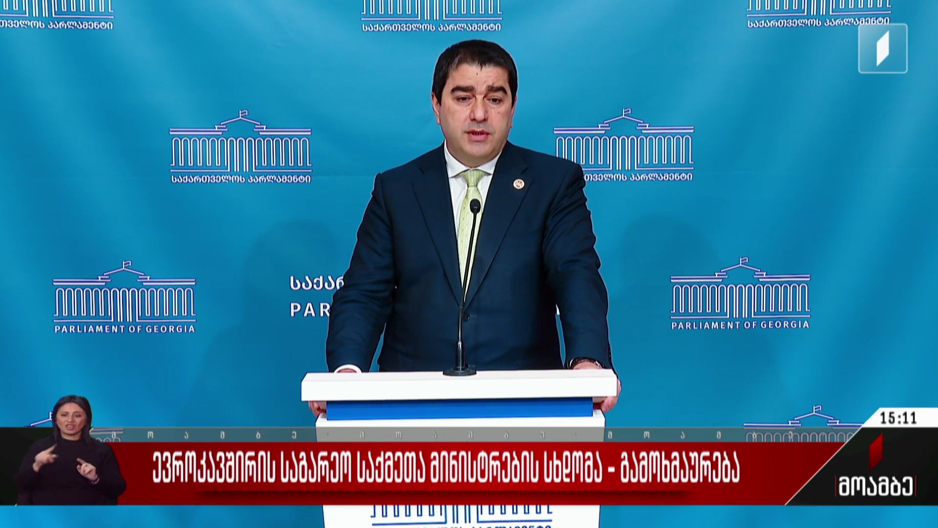 ევროკავშირის საგარეო საქმეთა მინისტრების სხდომა - გამოხმაურება პოლიტიკურ სპექტრში
