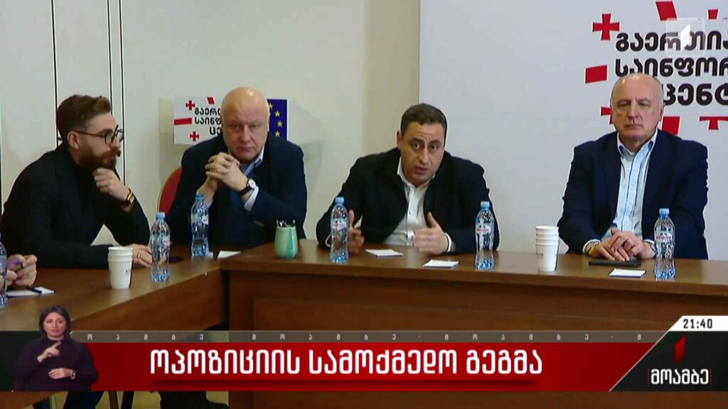 ოპოზიციის სამოქმედო გეგმა 