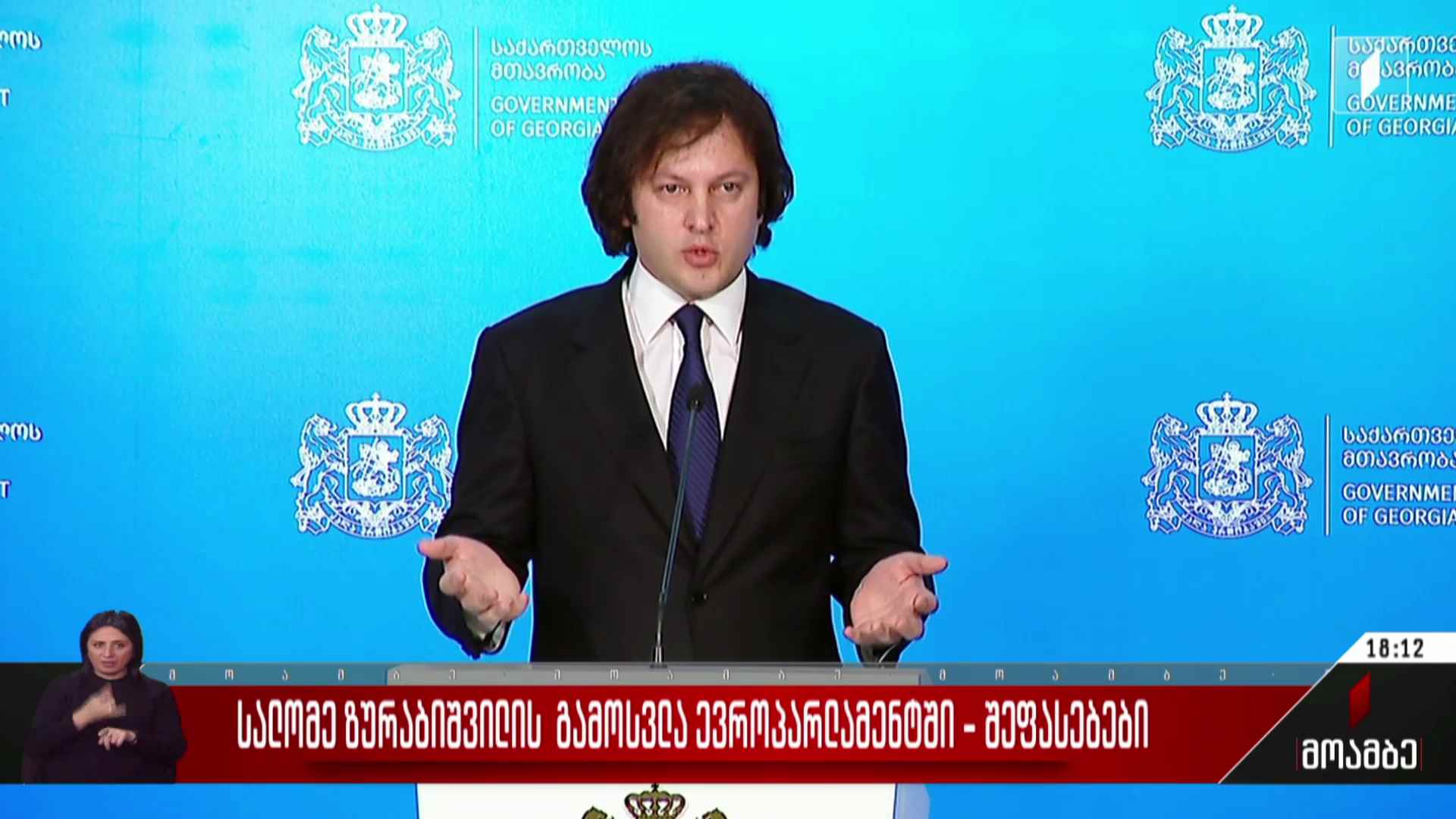 სალომე ზურაბიშვილის  გამოსვლა ევროპარლამენტში - შეფასებები