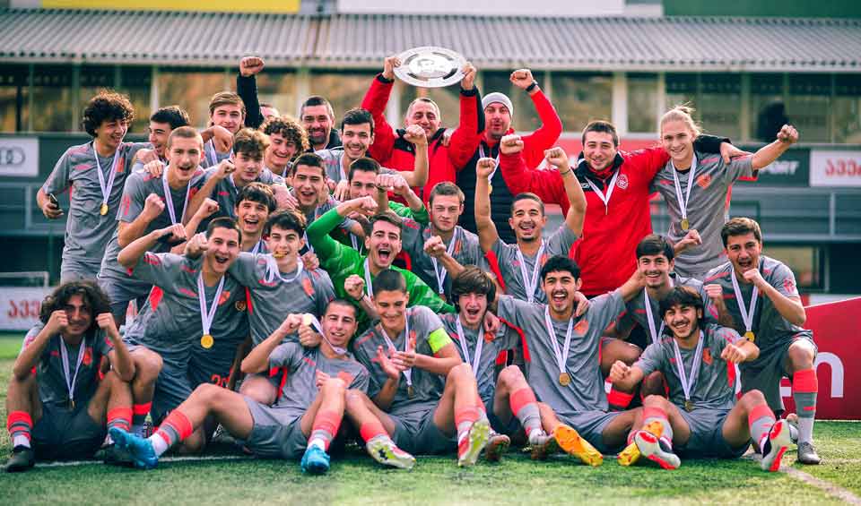 საქართველოს ჩემპიონატის გამარჯვებული 17-წლამდელთა შორის თბილისის „იბერია“ გახდა #1TVSPORT