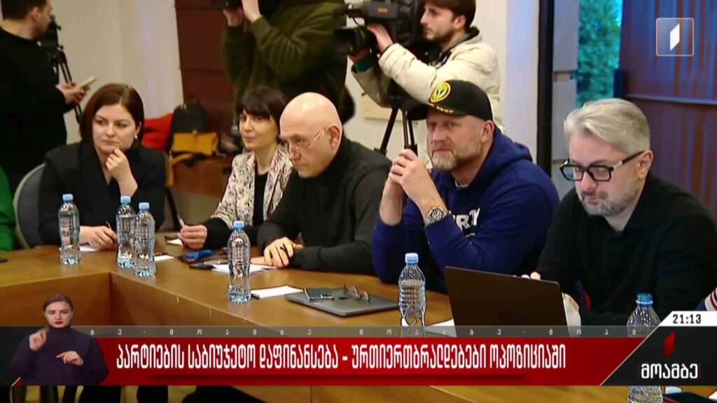 პარტიების საბიუჯეტო დაფინანსება – ურთიერთბრალდებები ოპოზიციაში