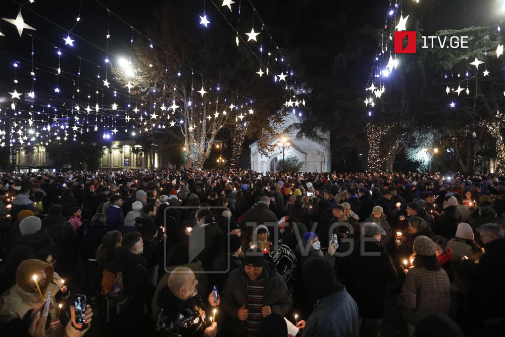 შობის ღამე რუსთაველზე