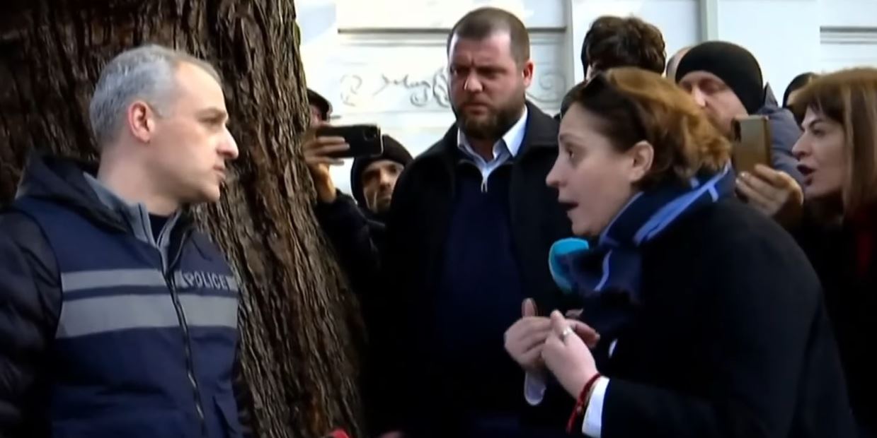 პოლიციელის პასუხი ელენე ხოშტარიას მოწოდებაზე, რომ ევროპას უნდა ემსახუროს - მე უნდა ვემსახურო ჩემს ქვეყანას და ვემსახურები
