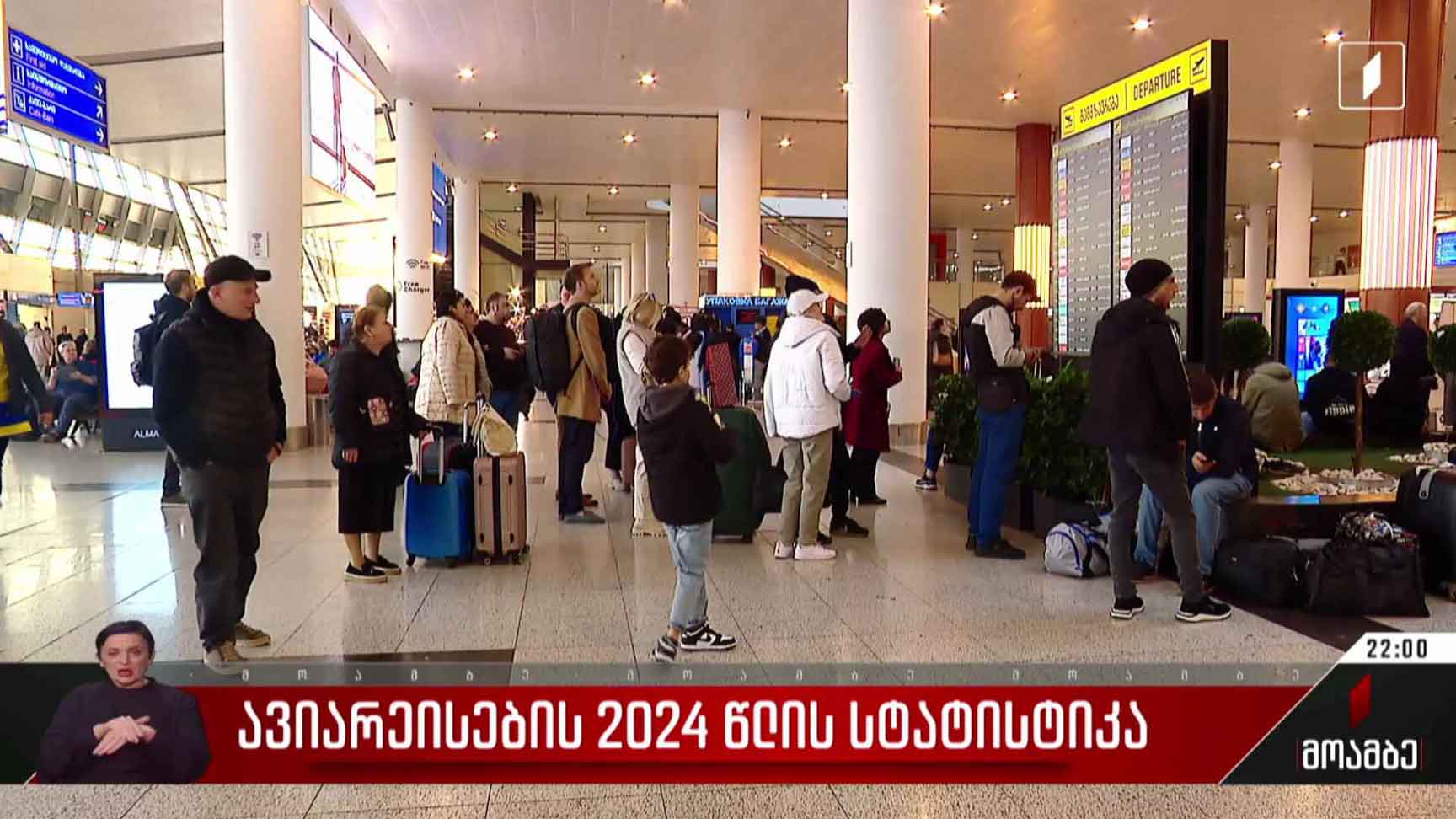 ავიარეისების 2024 წლის სტატისტიკა