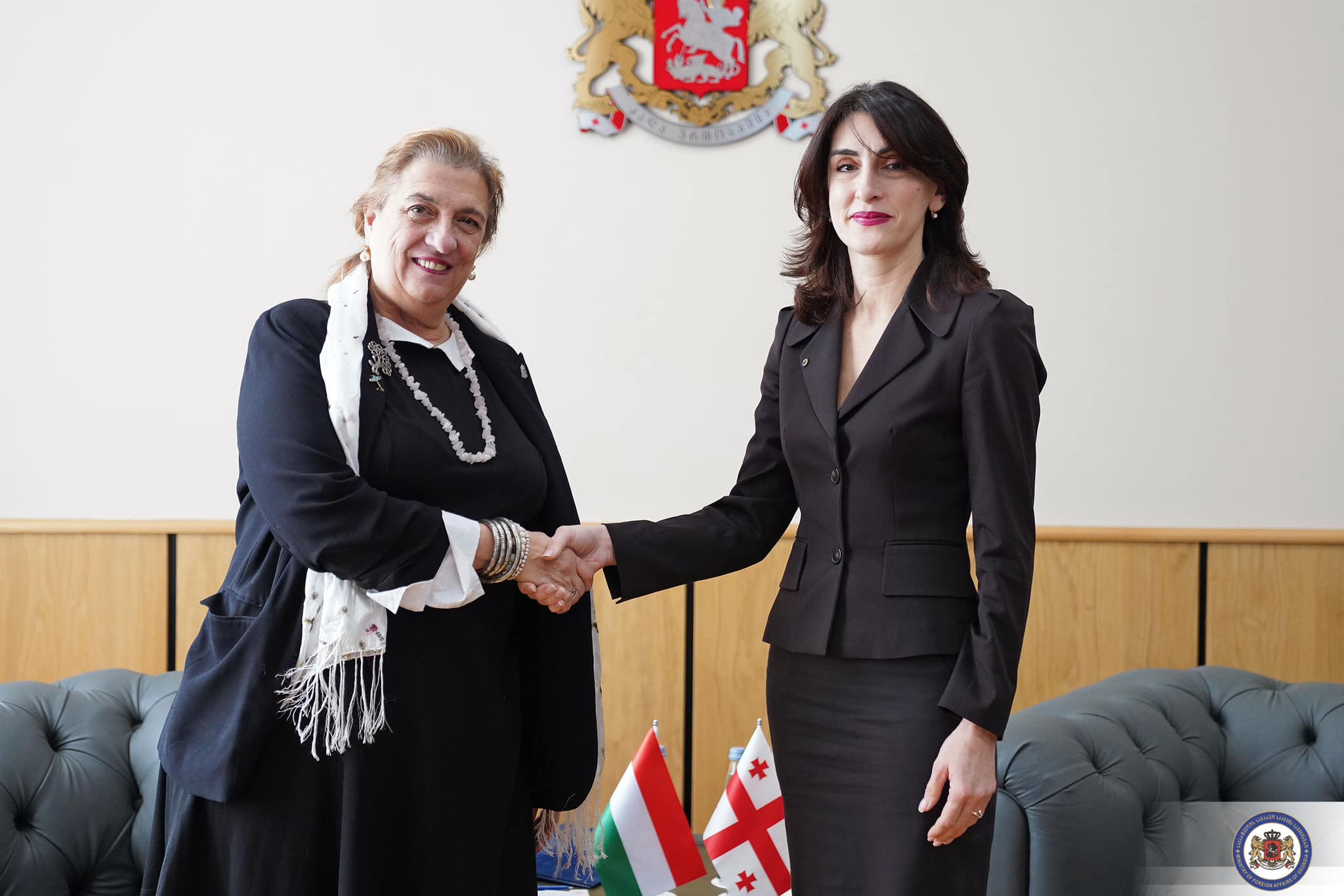 მაკა ბოჭორიშვილი უნგრეთის ელჩს შეხვდა