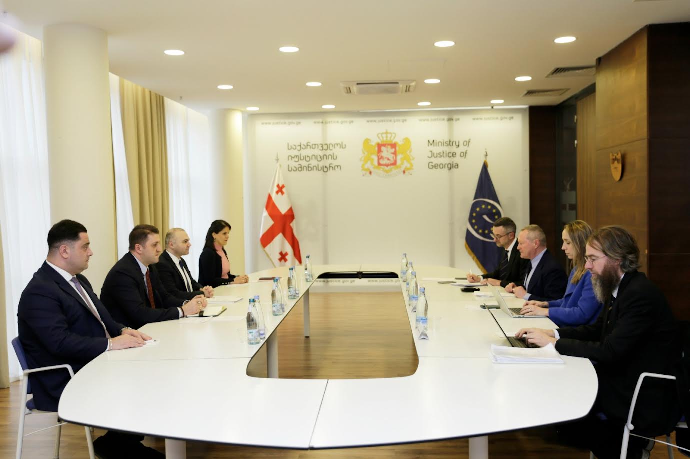 იუსტიციის მინისტრის მოადგილეები ევროპის საბჭოს ადამიანის უფლებათა კომისარს შეხვდნენ
