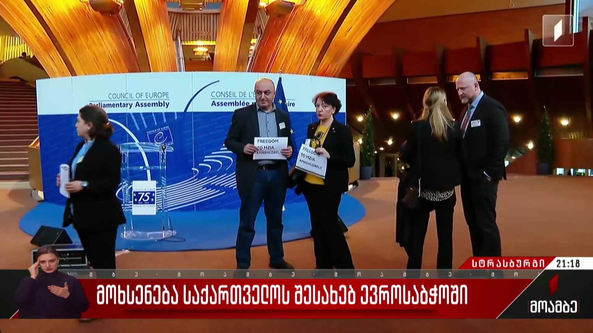მოხსენება საქართველოს შესახებ ევროსაბჭოში