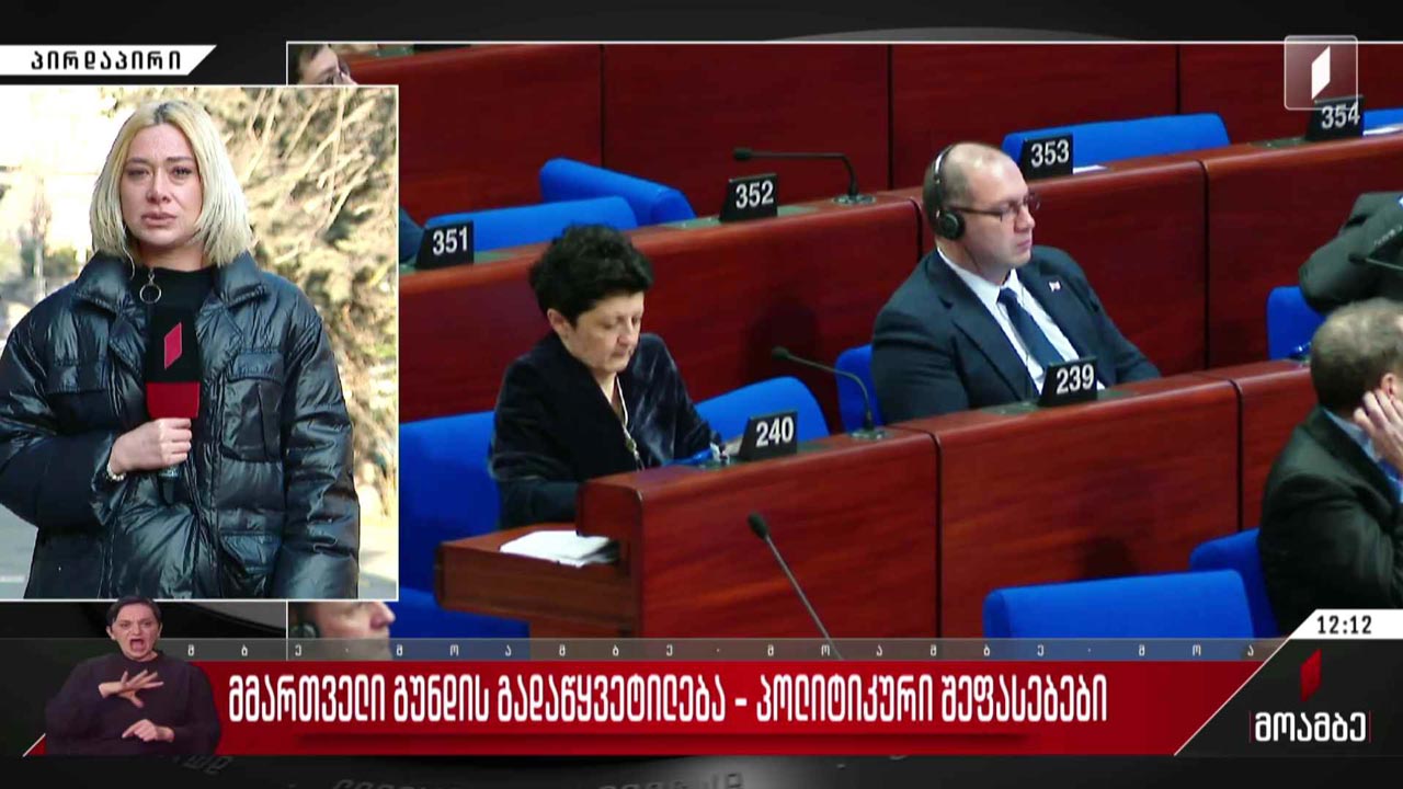 მმართველი გუნდის გადაწყვეტილება - პოლიტიკური შეფასებები