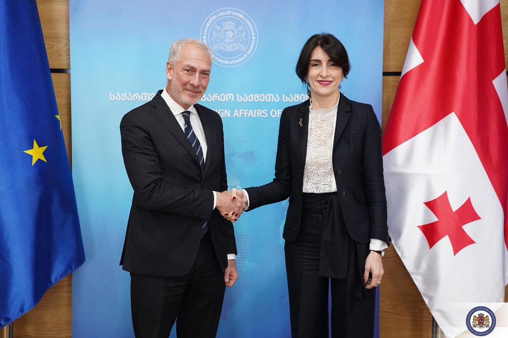 მაკა ბოჭორიშვილი იტალიის ელჩს შეხვდა