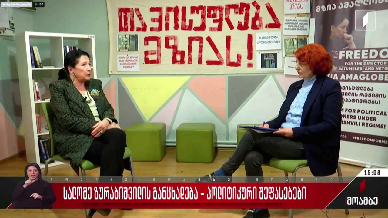 სალომე ზურაბიშვილის განცხადება - პოლიტიკური შეფასებები