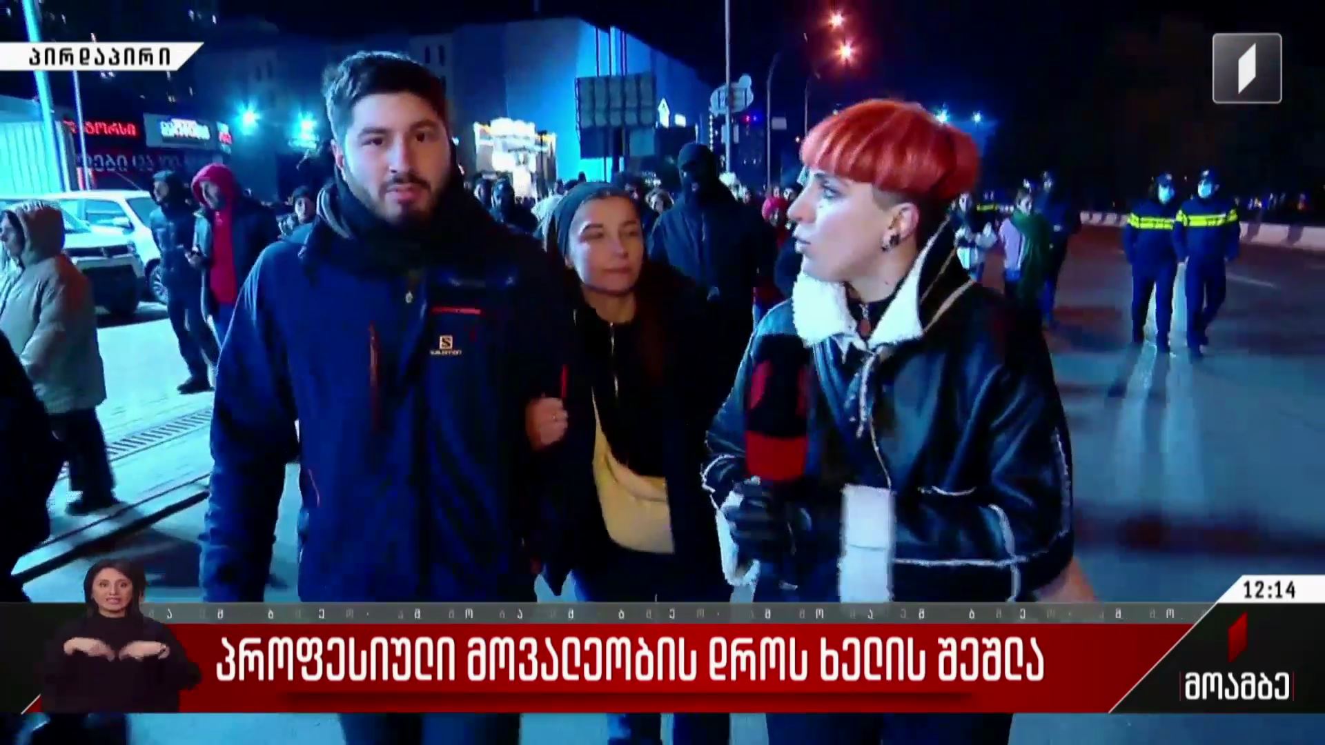 პროფესიული მოვალეობის დროს ხელის შეშლა